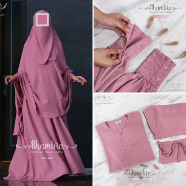 Gamis Set cantik dan  Mewah By Mahira Alhambra