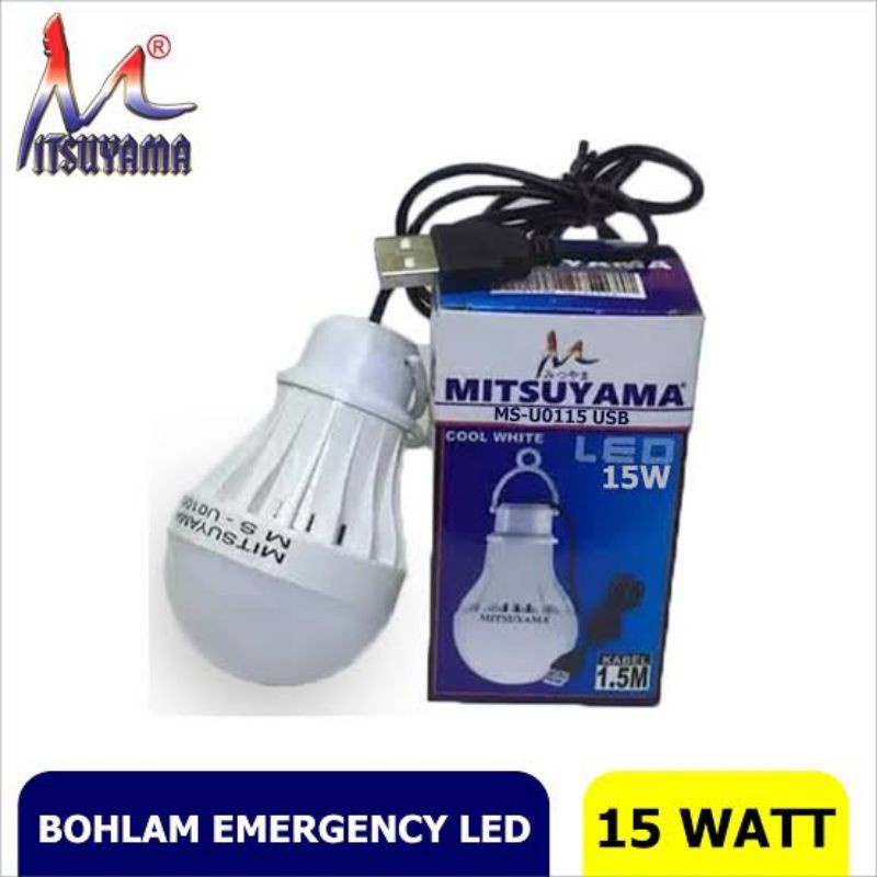 Lampu Led USB 15watt Mitusyama MS-U0115USB Cool White