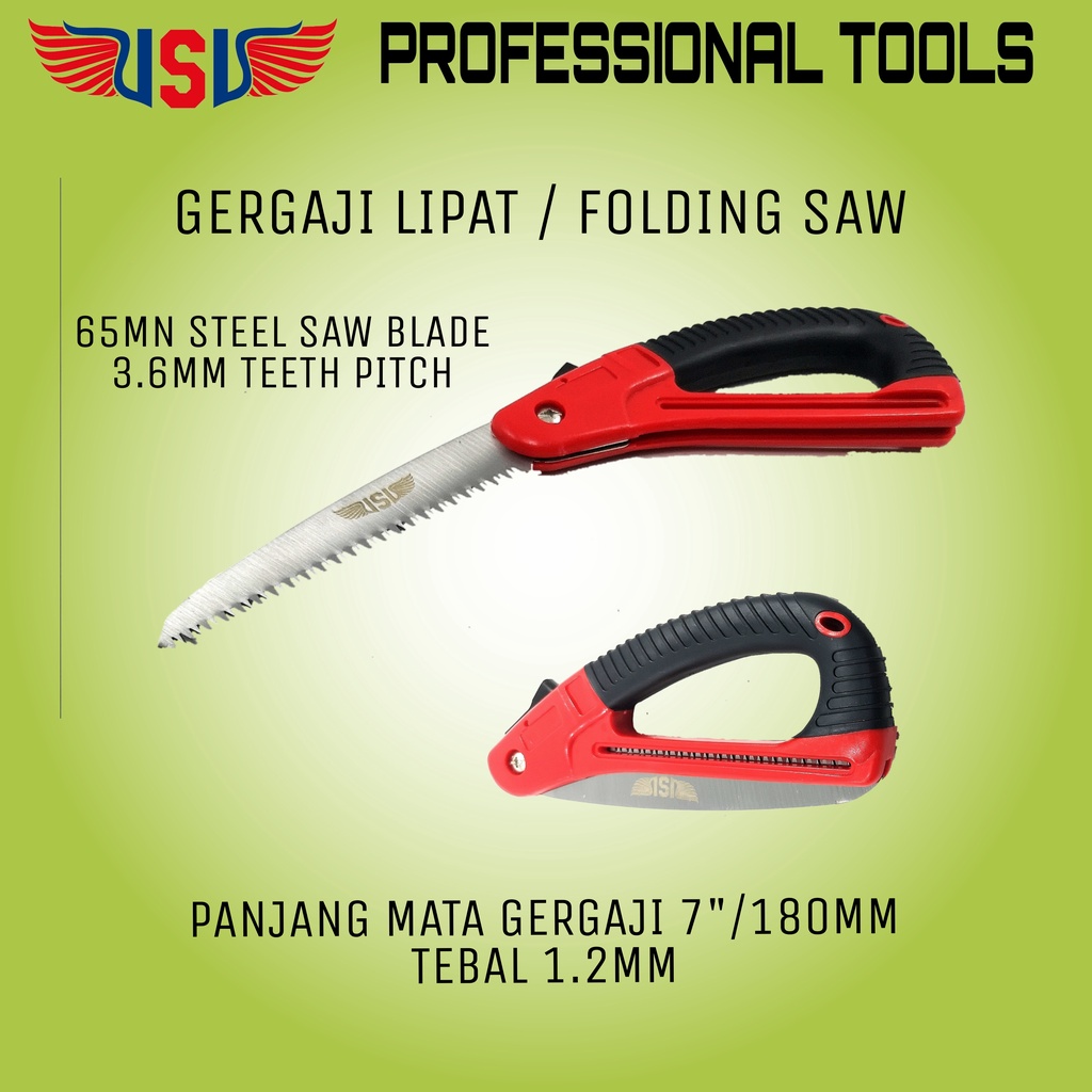 Gergaji lipat 180mm Gergaji kayu Gergaji dahan Folded saw