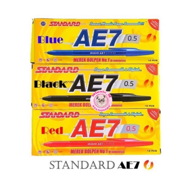 

PULPEN STANDART AE7 / BALLPOINT STANDARD/Pulpen Pen Bolpoin Bolpen Ballpoint Standart Standard AE7 A