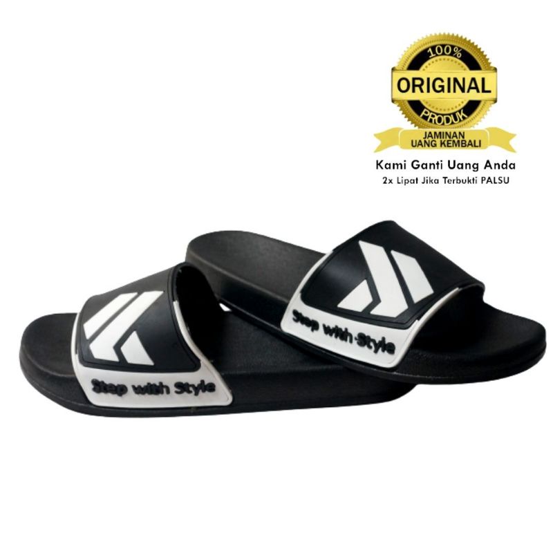 Sandal Karet SWS Anti Slip Keren / Sandal Distro murah / sendal selop kekinian / sandal pria / sanda