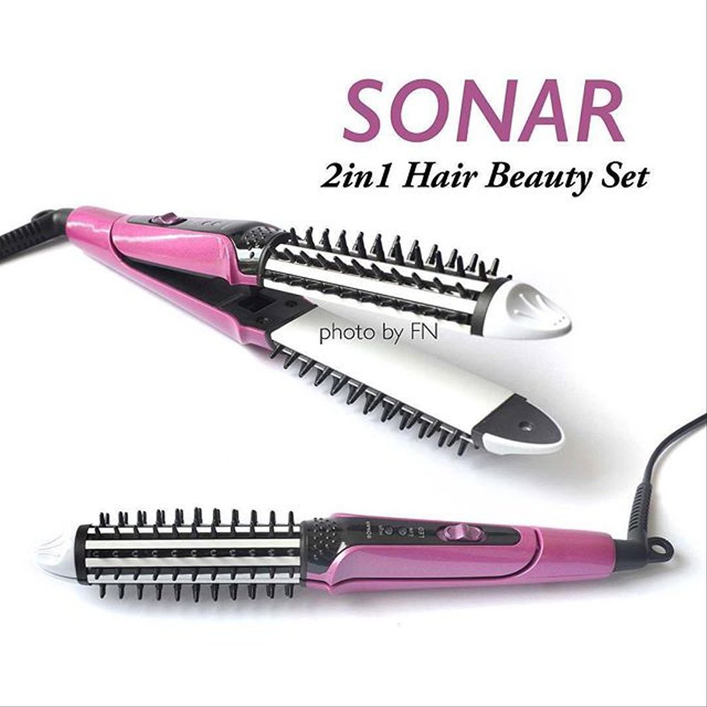 Catokan Rambut  2  in 1  Catok  Lurus Dan Blow Sonar  SN 790 