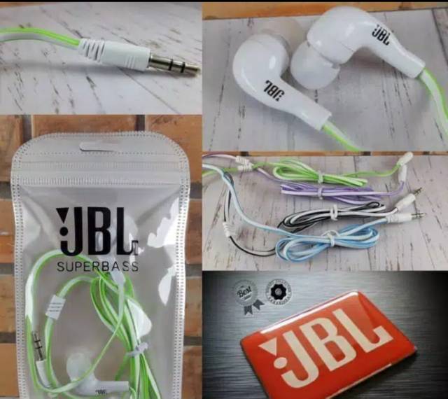 HEADSET HANDSFREE EARPHONE J.B.L SUPER BASS NON MIC