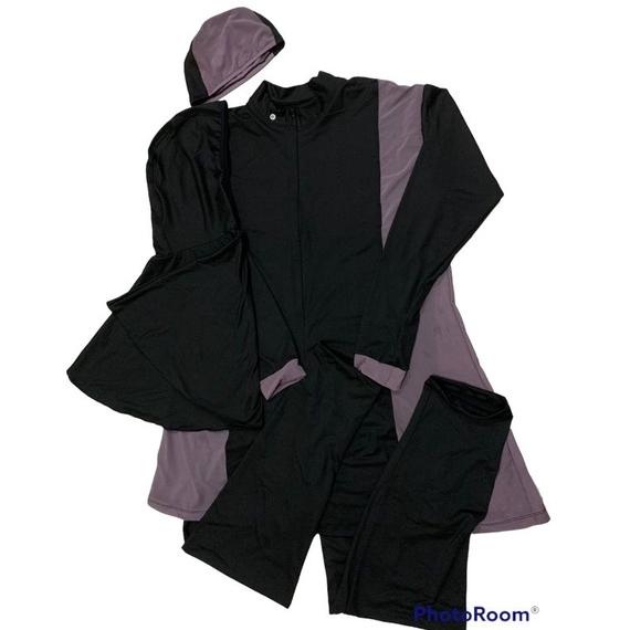 Baju Renang Jumbo Muslimah Dewasa Hijab Syar'I Remaja Baju Renang Wanita Pakaian Renang