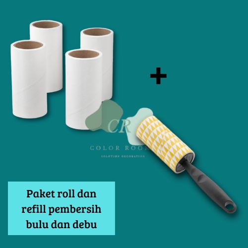 TERMURAH! Paket pembersih bulu dan debu ( dapat refill dan rollnya)