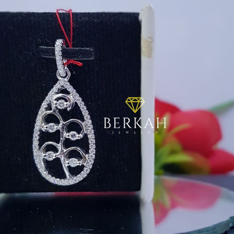 Liontin Emas Berlian Asli Natural Diamond