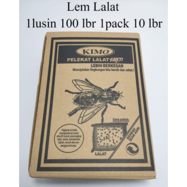 Lem Perangkap Lalat Kecoa Cicak Kutu Busuk Laron Bukan Racun（1Lembar）