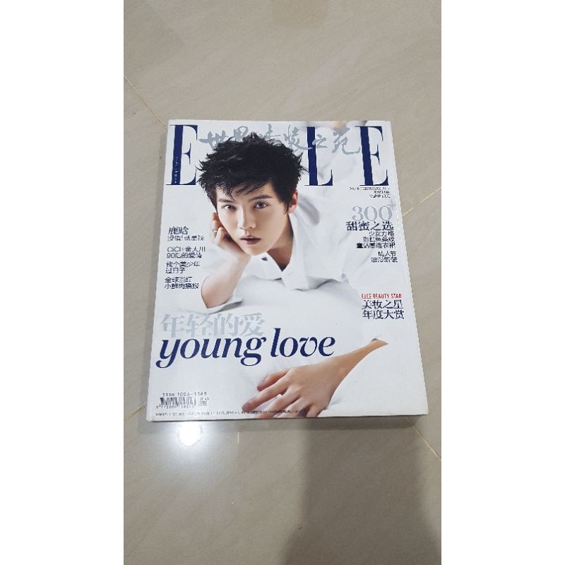 elle magazine luhan free poster