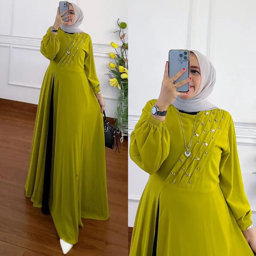 QAYLA MAXI/DRESS MAXI TERBARU/MAXI DRESS KEKINIAN/MAXI DRESS MURAH SURABAYA