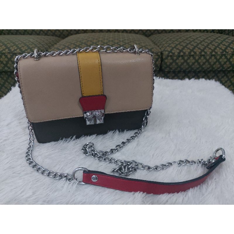 sling bag rantai mix warna by monalisa (prelove