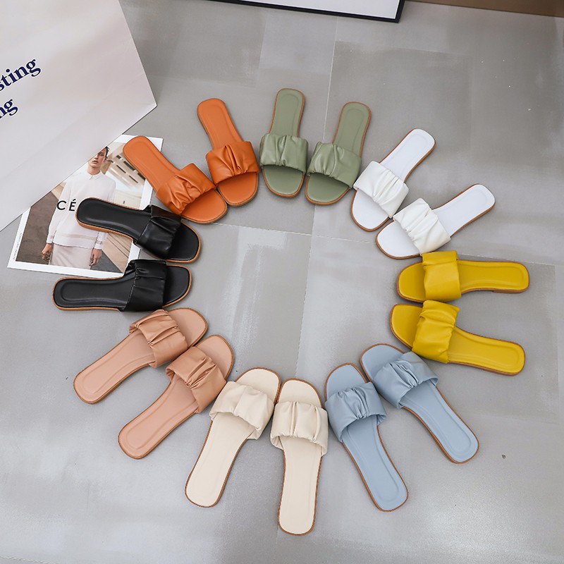 Korean Slip Sandals / Sandal Wanita 5053 (Size 36-40)