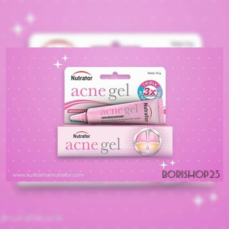 Jual Nutrafor Acne Gel 10gr. | Shopee Indonesia