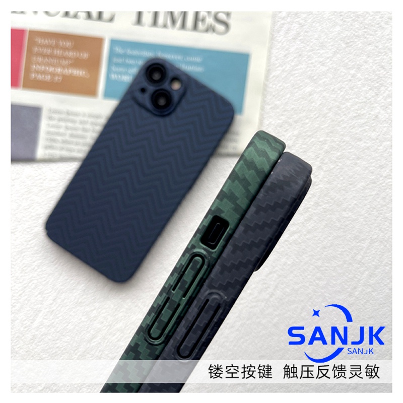 new ! ! Carbon Fiber For iPhone13 Case Trendy Brand iPhone 12 Pro Max camera protection iPhone 11 Pro Max Thin Hard Case 13 Pro max Premium Wave Pattern All-Inclusive Case