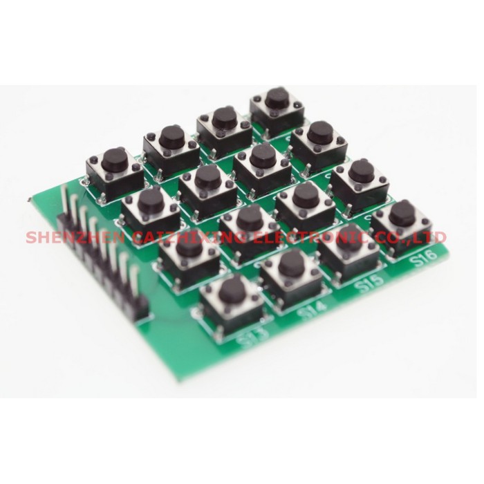 HQ 4x4 Matrix 16 Keypad Keyboard Module 16 Button Mcu for Arduino