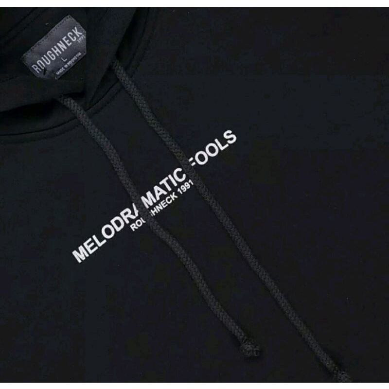 Jaket hoodie Roughneck Melodramatic Fool (SS 303 black) free stiker
