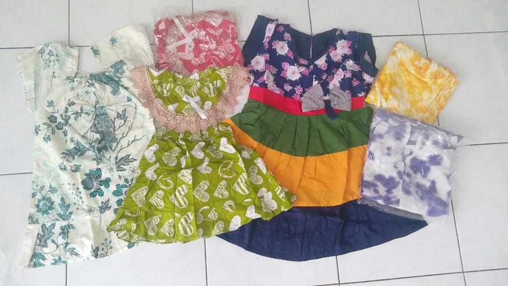 Stelan Anak Tiedye/stelan Anak 2-3th/stelan Batik Anak