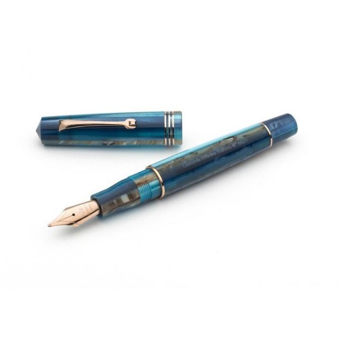 

Leonardo Momento Zero Fountain Pen #6 JoWo Nib not Pelikan Montblanc - Blue Hawaii ---Terbaru---