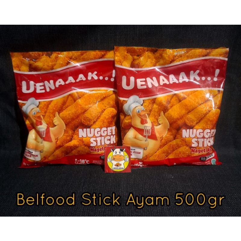 

BELFOODS NUGGET STICK AYAM 500GR - UENAAK NUGGET STICK AYAM 500GR - FROZEN FOOD - BRONTZ JOGJA