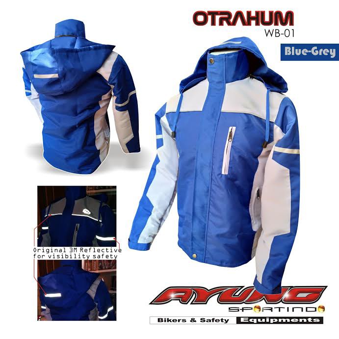 OTRAHUM JAKET OUTDOOR PARASUT TASLAN WATERPROOF JAKET GUNUNG