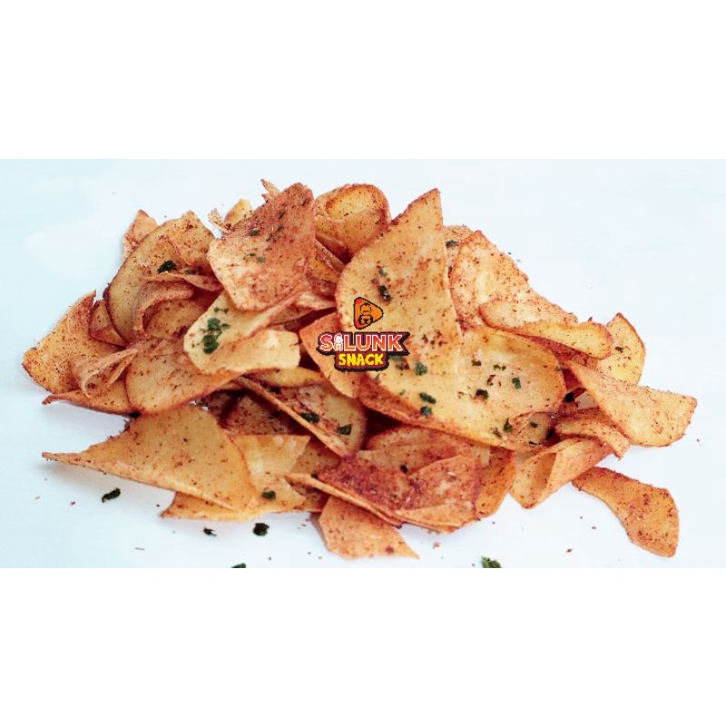 

[Termurah] 1kg Kripset (pedas sedang)/ Pikset / Kripik setan / kripik singkong pedas 1kg Silunk Snack