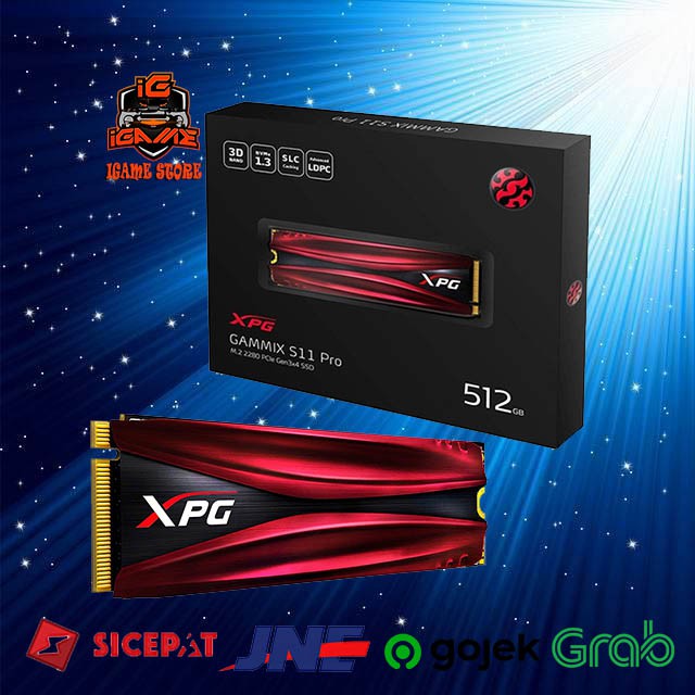 SSD ADATA XPG GAMMIX S11 PRO 512GB M.2 NVMe MANTUL GAN