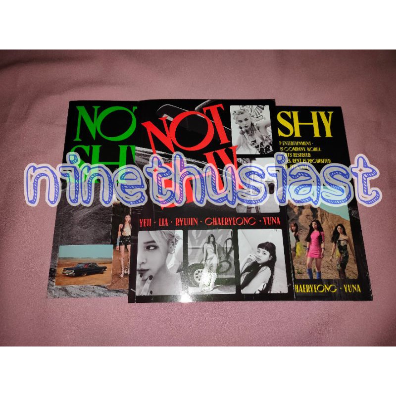 UNSEALED ALBUM ITZY - NOT SHY