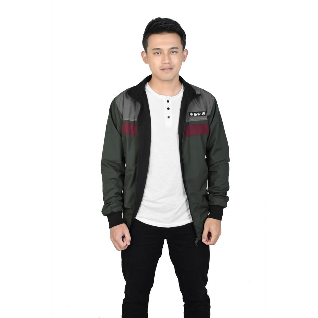 jaket parasut pria jaket casual combi