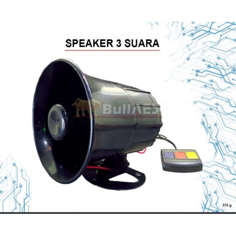 klakson polisi 3 suara sirine patwal touring turing motor mobil I Toa Patwal