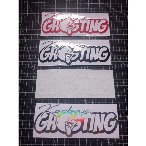 STICKER KORBAN GHOSTING CUTTING