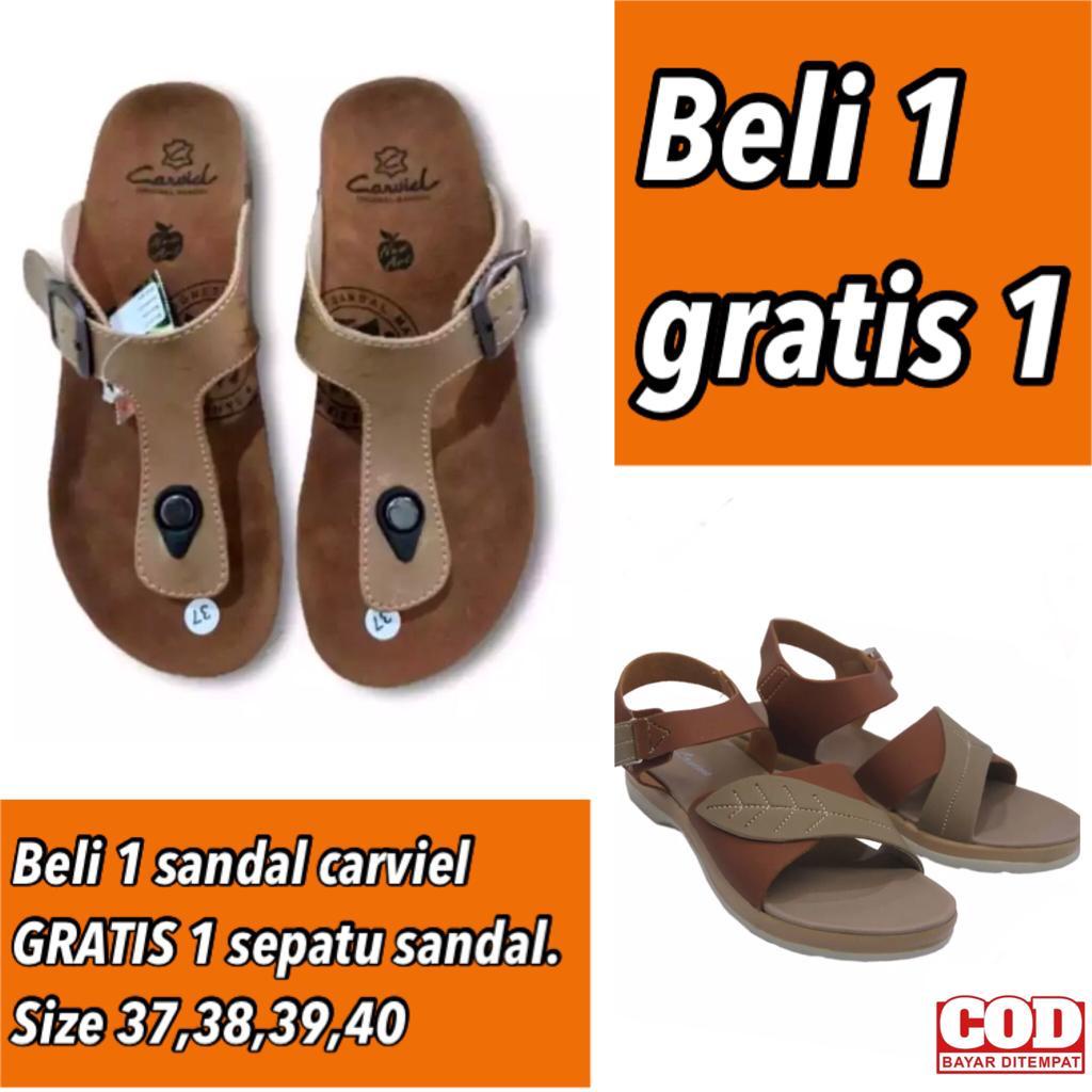 PROMO BELI 1 GRATIS 1 SANDAL DAN SEPATU SANDAL