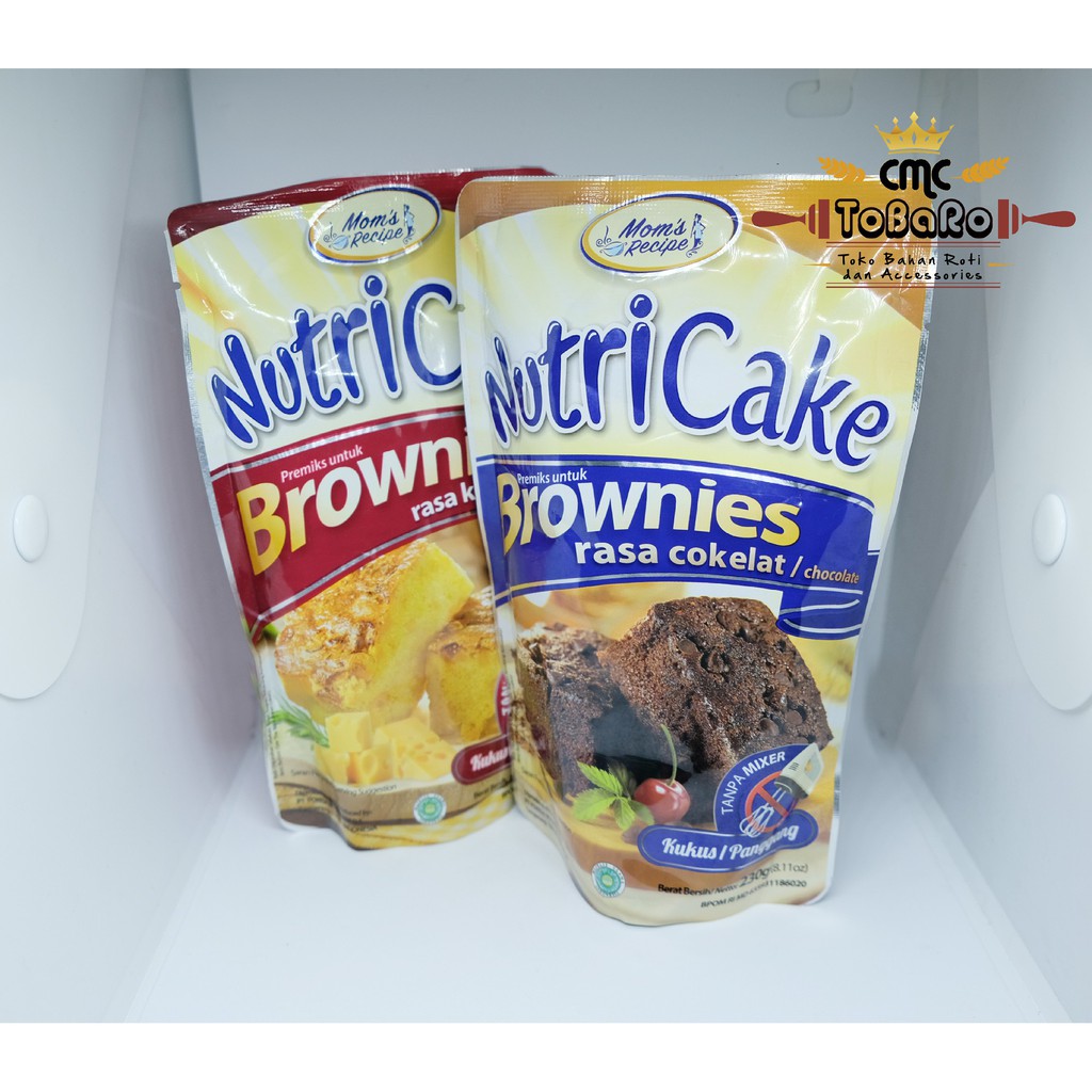 

Nutricake Brownies Keju / Coklat / Pisang 230 Gram