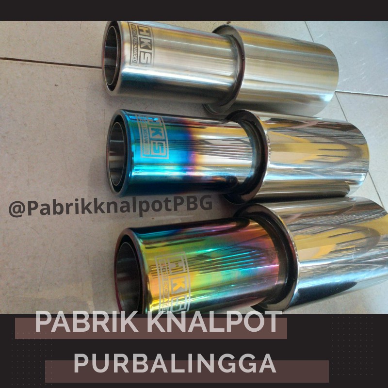 HKS DOUBLE PELANGI KNALPOT MOBIL RACING MURAH GROSIR PABRIK KNALPOT