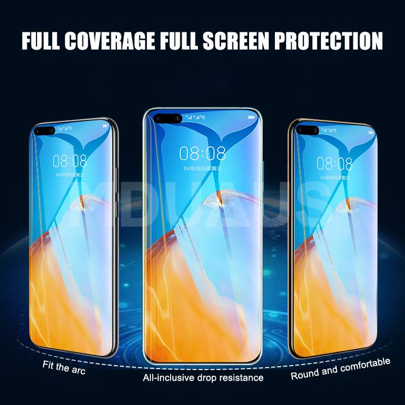 9H Anti-Burst Tempered Glass For Huawei P30 P40 Lite E Protective Screen Protector P20 Pro P10 Plus P Smart Z 2019 Glass Film