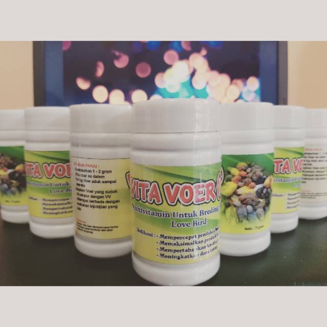 Lovebird-Vita Voer 46bf-vitamin untuk merangsang produksi telur(vitamins for stimulating egg produc)