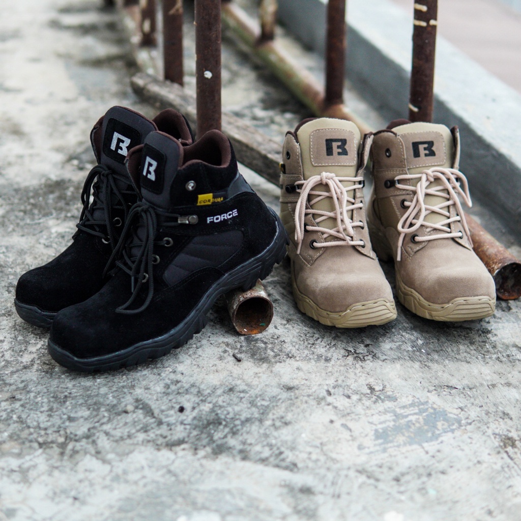 Sepatu Boots Pria Dlta Usa Cordura Pendek 6inc Safety Zipper Murah Terlaris