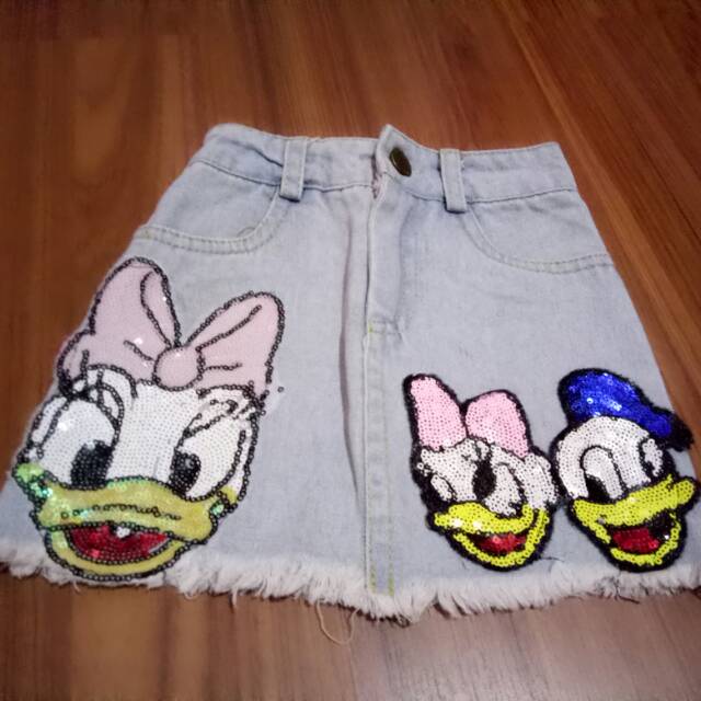 Rok jeans anak second