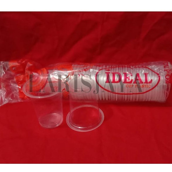 DISKON NIH Cup gelas Plastik IDEAL 14 Oz Tanpa Tutup