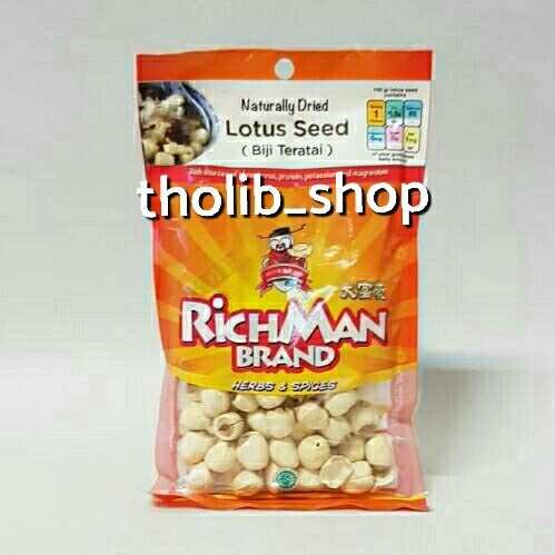 

Richman biji teratai putih - lotus seed 100gr