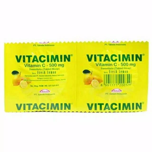 Vitacimin vitamin hisap isi 2 tablet