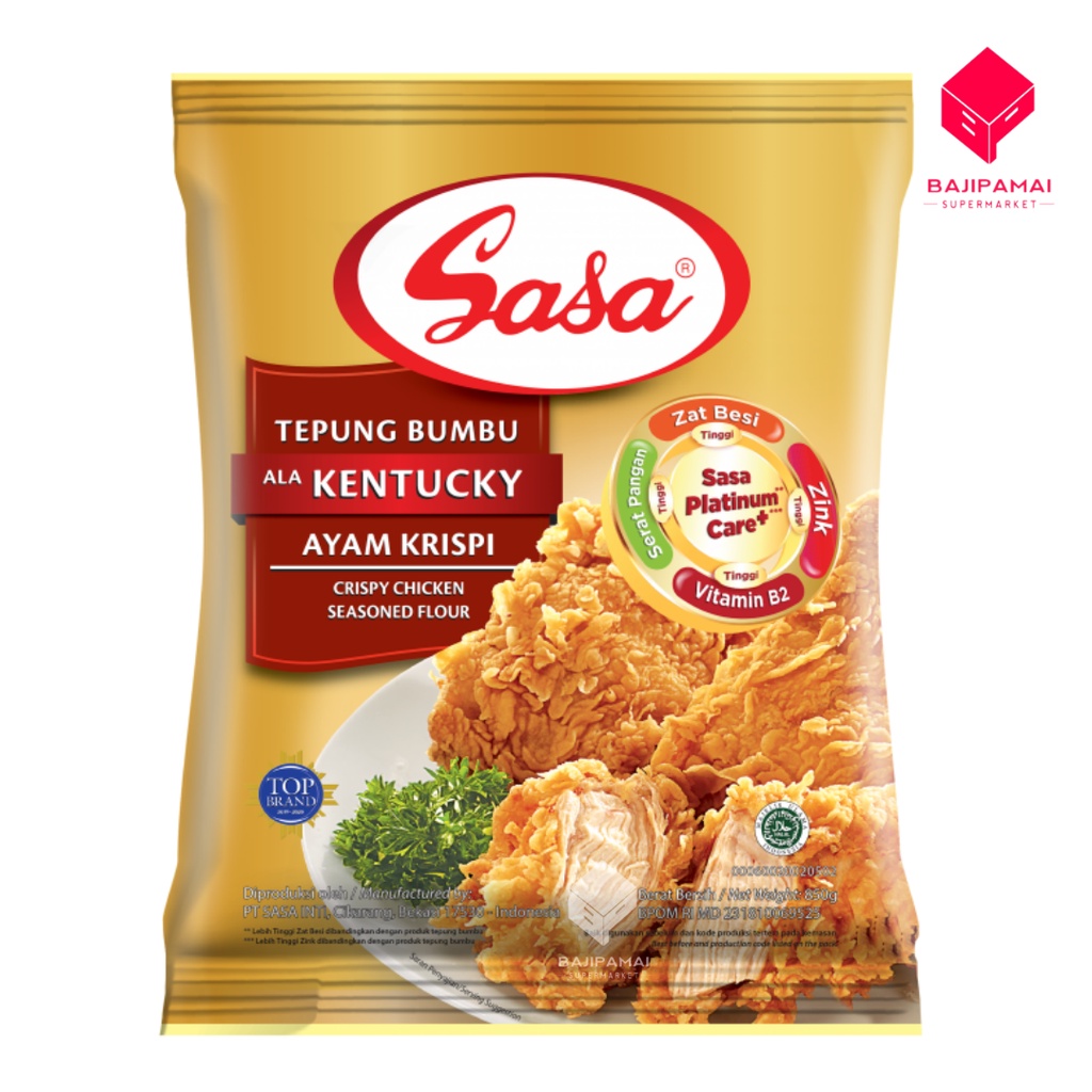 

Sasa Tepung Bumbu Kentucky 200gr