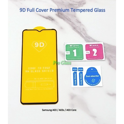 Samsung A03 A03s A03 Core 5D 9D Full Cover Magic Glass Tempered Glass