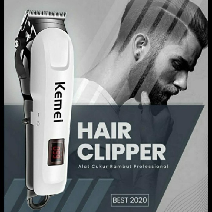 hair clipper kemei km 809a alat mesin cukur rambut