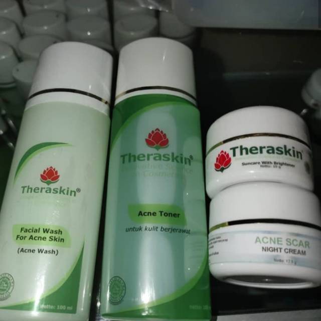 Theraskin untuk muka berjerawat