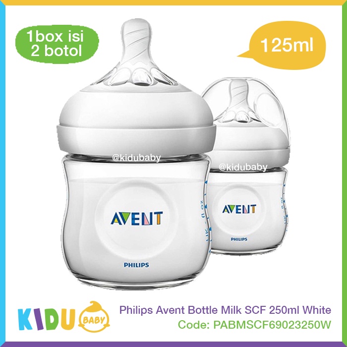 Philips Avent Bottle MIlk SCF 690/23 250ml White Botol Susu Bayi dan Anak Kidu Baby