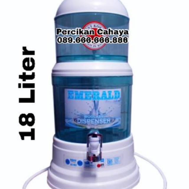 Galon Otomatis Dispenser Bioglass 2+ Bio X Bio Vortex 16 L Food Grade