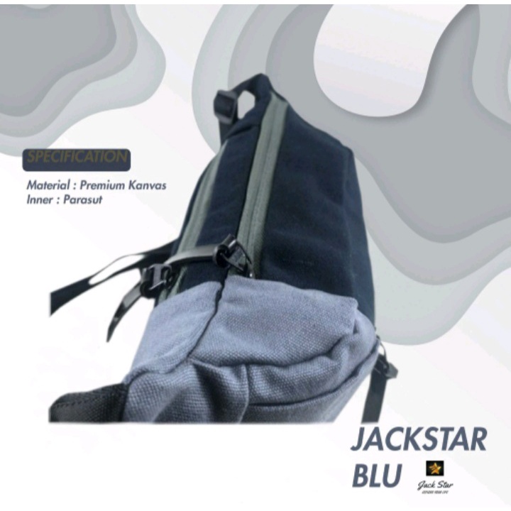 Komera Tas Slempang/Tas Pinggang Jack STar Blu