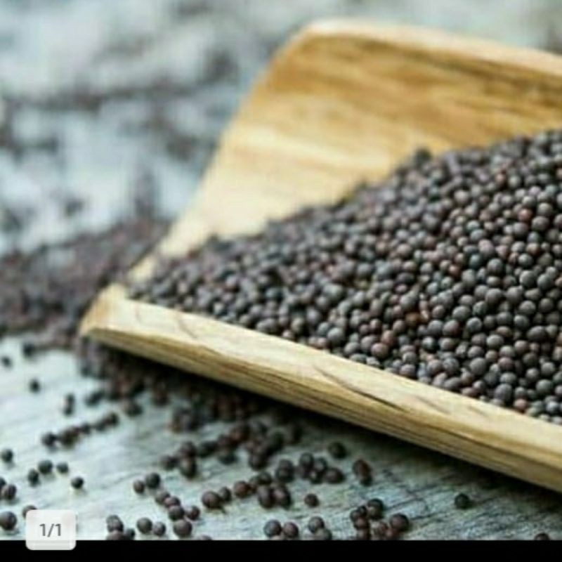 

Black Mustard seed/biji sawi 250gr