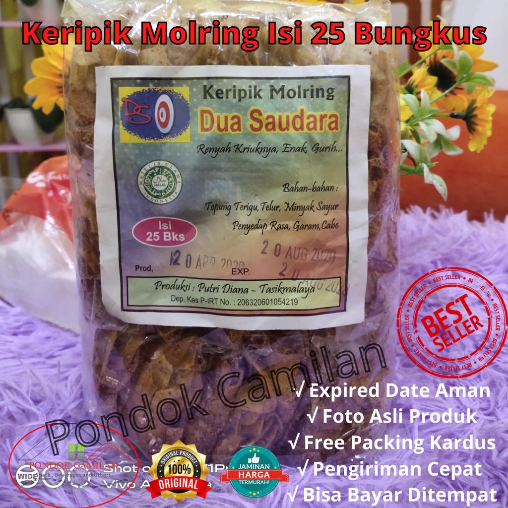 

Moring/Molring Keripik Isi 25 Pcs