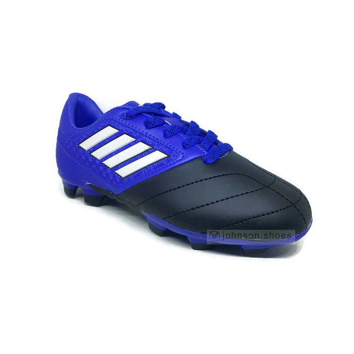[ Johnson Shoes ] Sepatu Sepak Bola Anak Tanggung ARDILES - ALCARAZ Biru Royal / Hitam 100% ORIGINAL