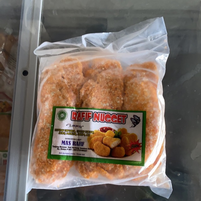 

Nugget Rafif bulat dan lidah
